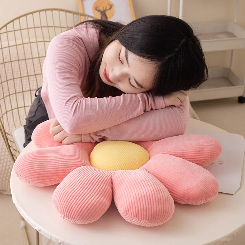Flower Shaped Stuffed Pillow