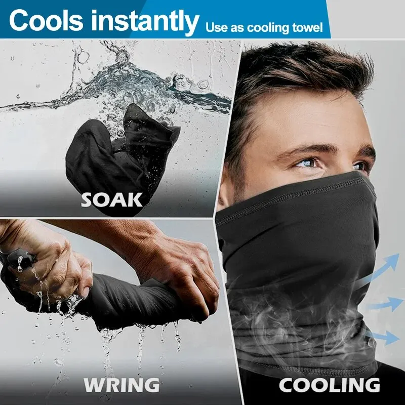 Cycling Face Masks Ourdoor Cycling Riding Scarf For Motorcycle Men Women Neck Cover Sports Fishing Magic Bandana Headwear Turban