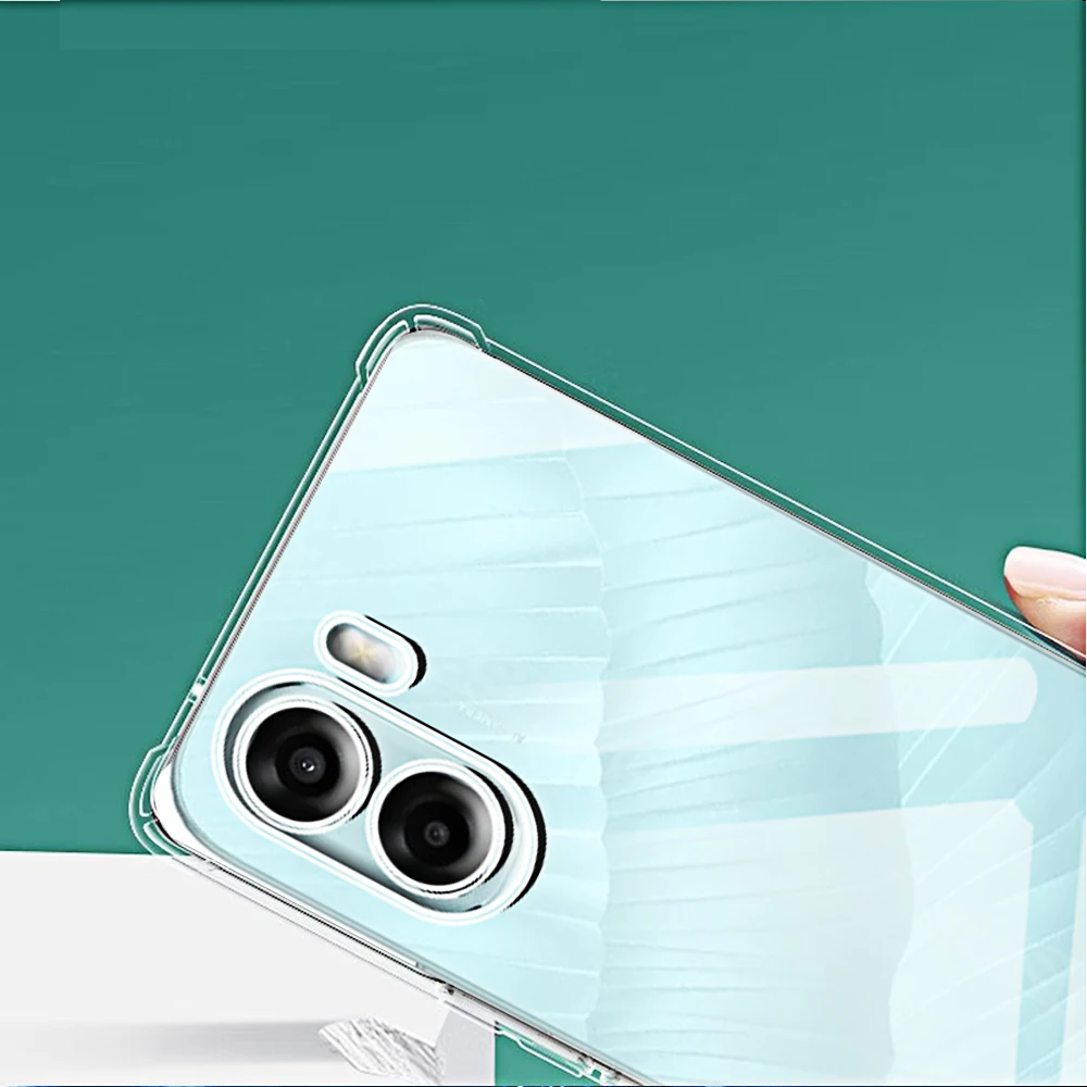 Transparent Soft TPU Clear Full Cover Phone Case
