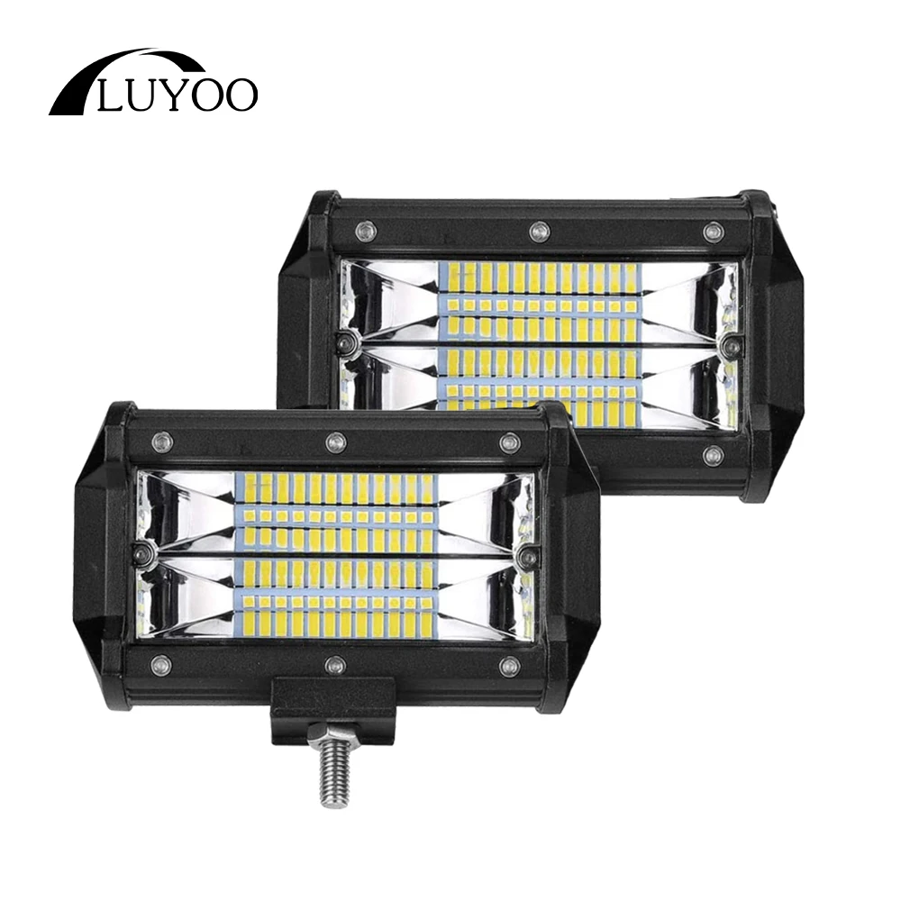 5" Inch Off Road Led Bar 12V 24V 6000K Led Light Bar/Work Light For Truck Suv Atv 4X4 Lada Niva Motorcycle Car Driving Fog Lamp