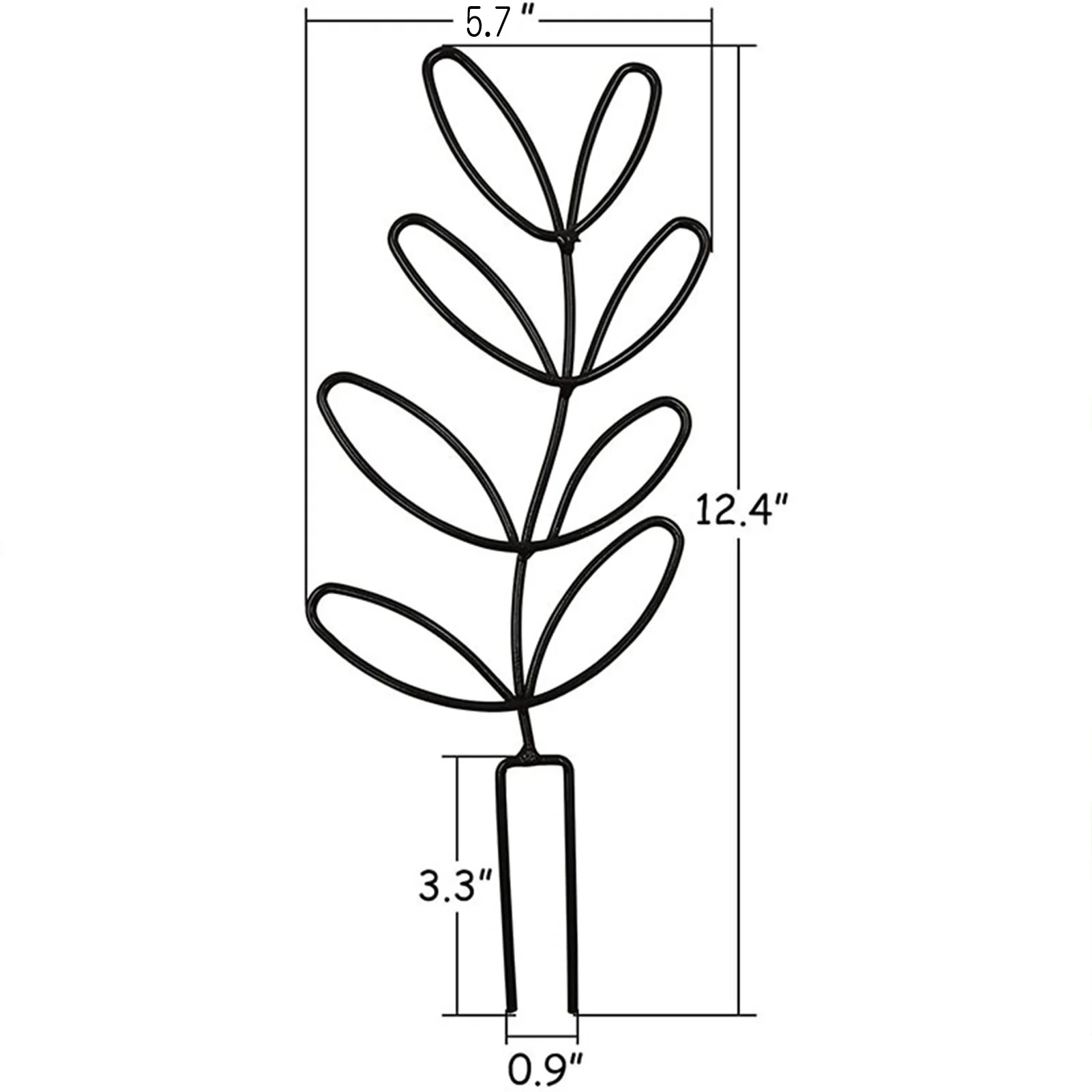 Creative Potted Ornament Home Decoration Plant Trellis Garden Leaf Shape Bracket Vine Climbing Support Garden Supplies 1PC plastic plant supports,plant climbing support,plant stem support,plant support stick,plant support connector,plant support racks,climbing plant trellis