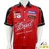 NEW 2022 Brand F1 Car Clothing Men Summer Short-sleeve Shirt Embroidery Motorcycle Jacket Karting Race Suit For Budweiser 2