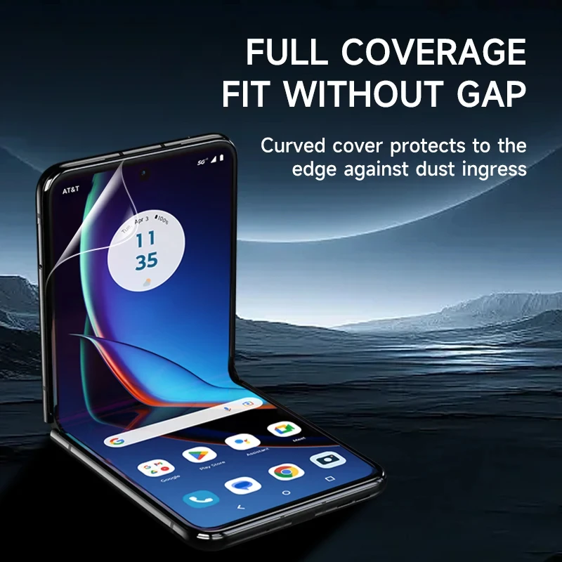 Premium 3-Pack Hydrogel Soft Film Full-Coverage Screen Protector