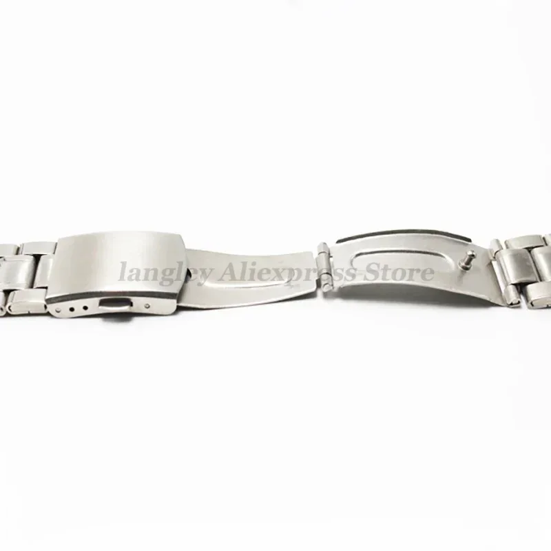 Stainless Steel Lightweight Watch Band with Clasp Closure