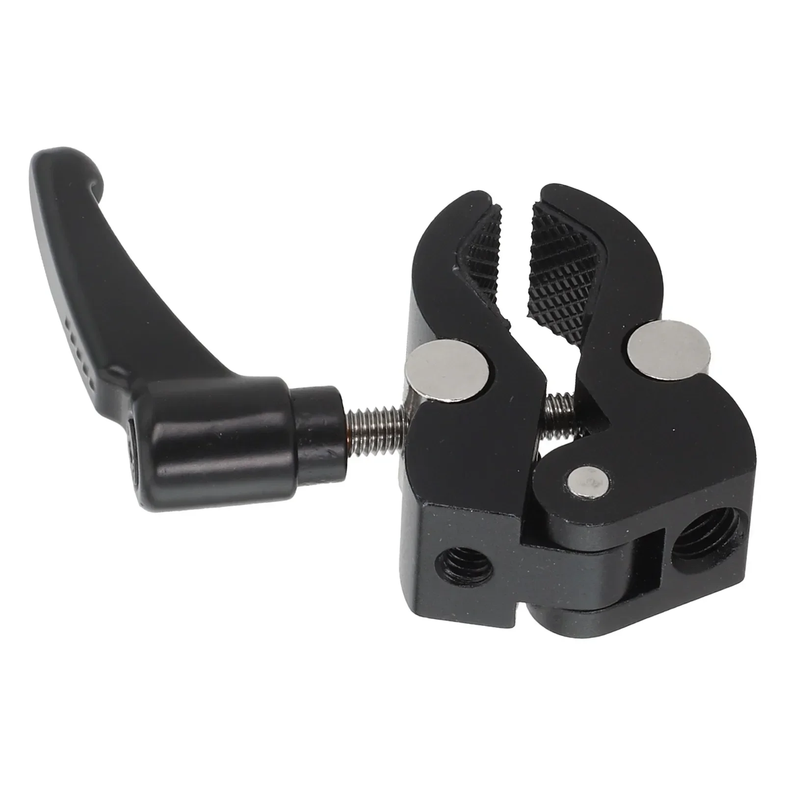 Camera Parts Black Silver Crab Claw Clamp Aluminum Alloy Secure And Stable Versatile Mounting Options Photography Studio