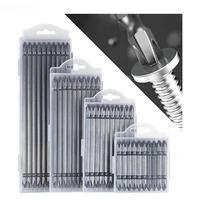 10Pcs 65-200mm Double-End Screwdriver Head Bits S2 Steel Ph2 Cross Bit Strong Magnetic High Hardness  Torque Batch Head Sets 1
