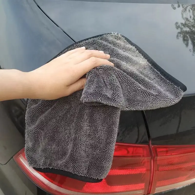 Car Washing Towel Car Wash Towel 1200GSM Double Sided Towel Car Detailing Twisted Braid Cloth Super Absorbent Rag for Home Washing Accessories