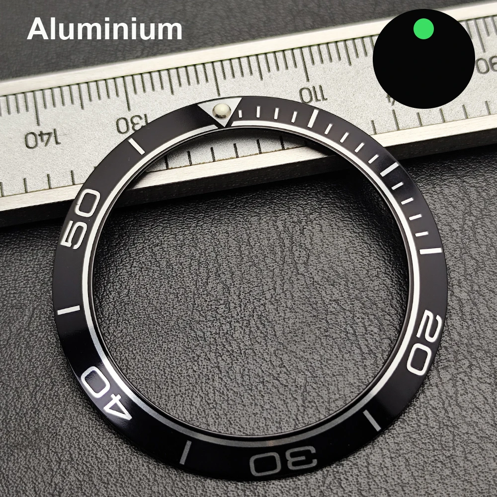 Enhanced Sloped Ceramic Aluminum Watch Bezel Ring Replacement