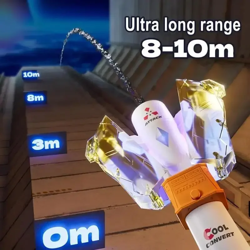 Water Guns Automatic Electric Squirt Large Capacity Portable Guns Swimming Pool Party Beach Outdoor Fight Fantasy Toys for Boys