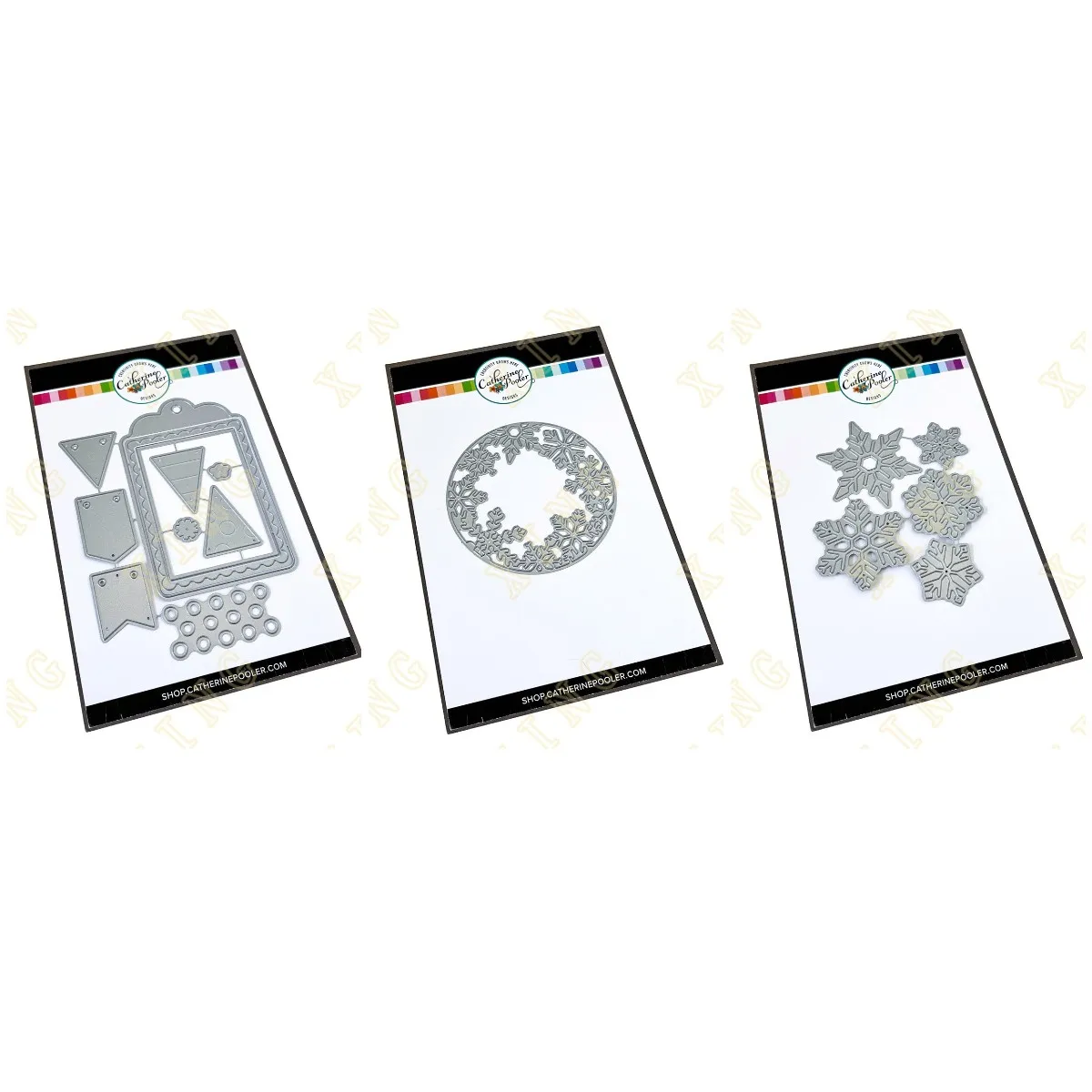 

New Christmas Party Tag Snow Many Flakes Metal Cutting Dies Scrapbook Diary Decoration Stencil Embossing Template Diy Handmade
