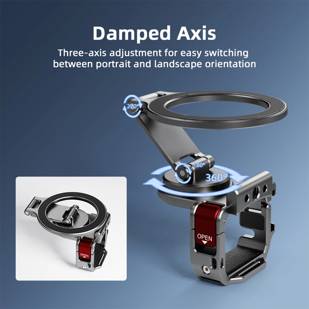 Magnetic Adapter Frame for DJI Osmo Pocket 3 Camera Expansion Bracket Magnetic Mount Stand Vlgo Video Shooting Accessorises