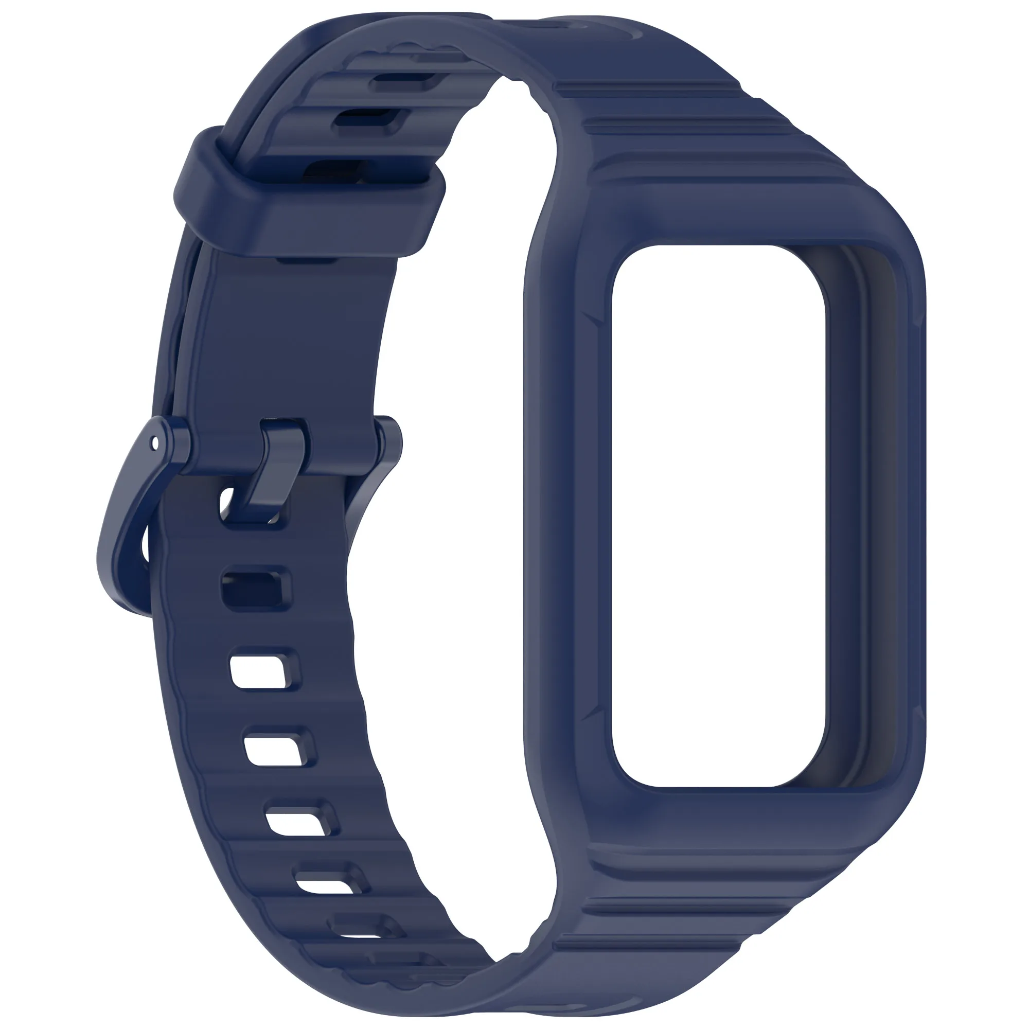 Enhanced Silicone Strap - Durable and Adjustable Single-Color Watchband