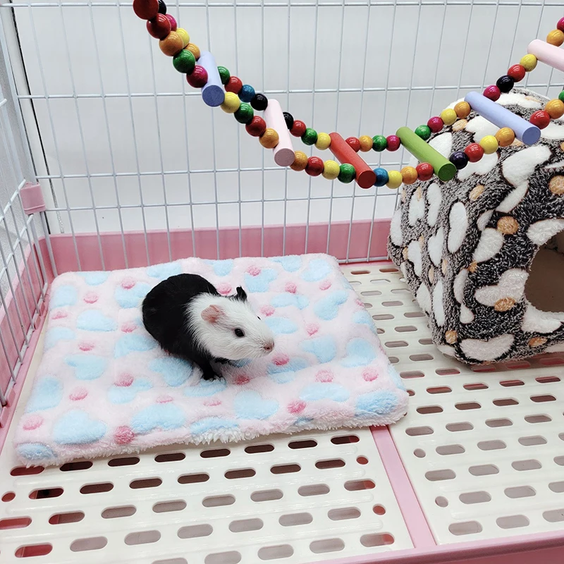 Guinea Pig Hamster Warm Mats Bed Hamster Sleep Pad Squirrel