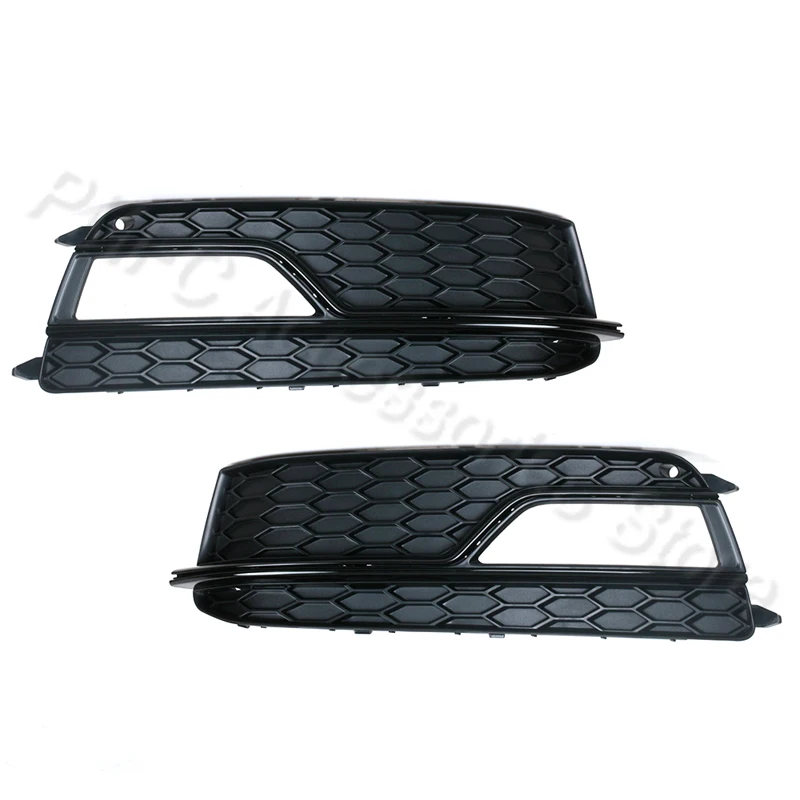 PMFC Auto Frontstoßstange Unterer Kühlergrill Nebelscheinwerfer Gitter Abdeckung Für AUDI A5 S-Line S5 2013 2014 2015 2016 2017 8T 0807681 K 8T 0807682 K – Detail 3