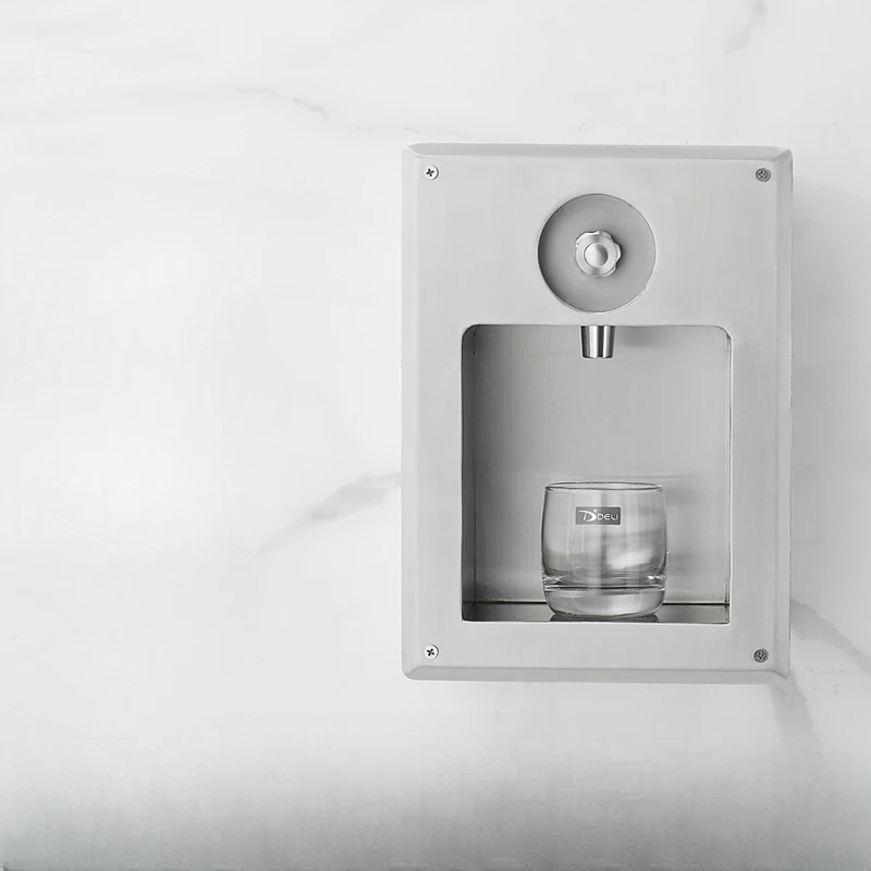 

304 stainless steel embedded hand-rotating drinking fountain for prison detention center is concealed and buried.