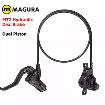 Freno per Bicicletta MAGURA MT2, Freno a Disco Idraulico a 2 Pistoni, Leva Freno Universale Sinistra/Destra MT2, Anteriore 950mm Posteriore 2200mm