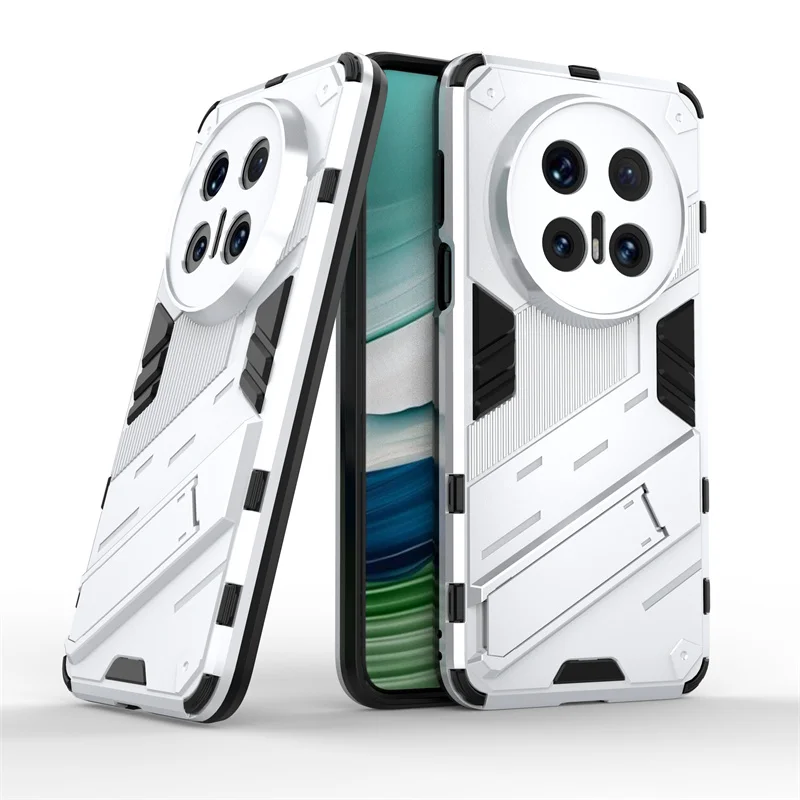 Magnetic Armor Shockproof Phone Case with Kickstand and Back Cover Coque s