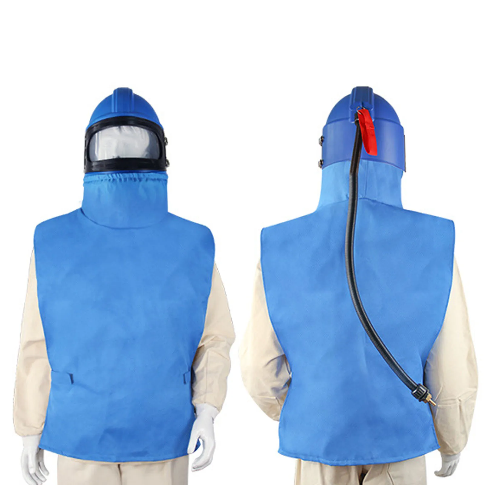 Sandblasting Helmet with Air Supply Sandblasting Helmet with Air Supply Sandblaster Air Supplied Safety Sandblast Hood Protector