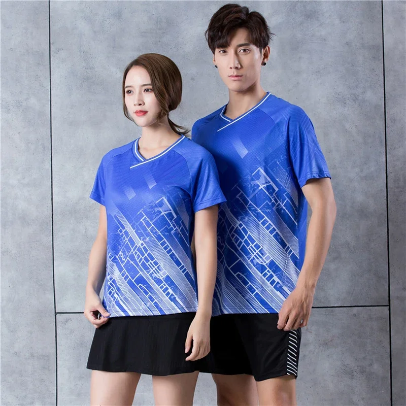 Sports Clothes Short Sleeve Long Sleeve T Shirt Men Women Tennis Badminton Table tennis Jerseys Uniform