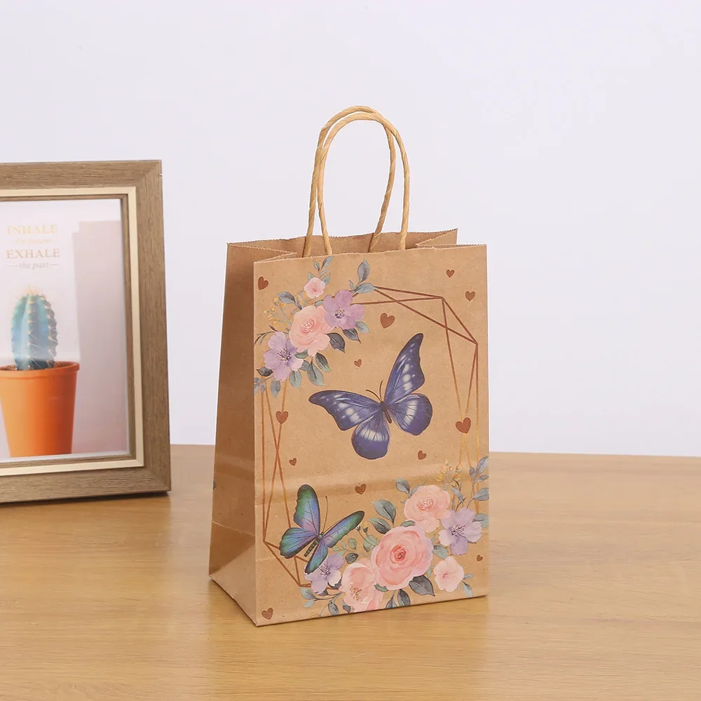 12 Scatole Regalo A Farfalla Per Bomboniere, In Cartone Ecologico 210g, 16x9,5x9,5 Cm, Per Feste A Tema, Compleanni, Matrimoni, Baby Shower