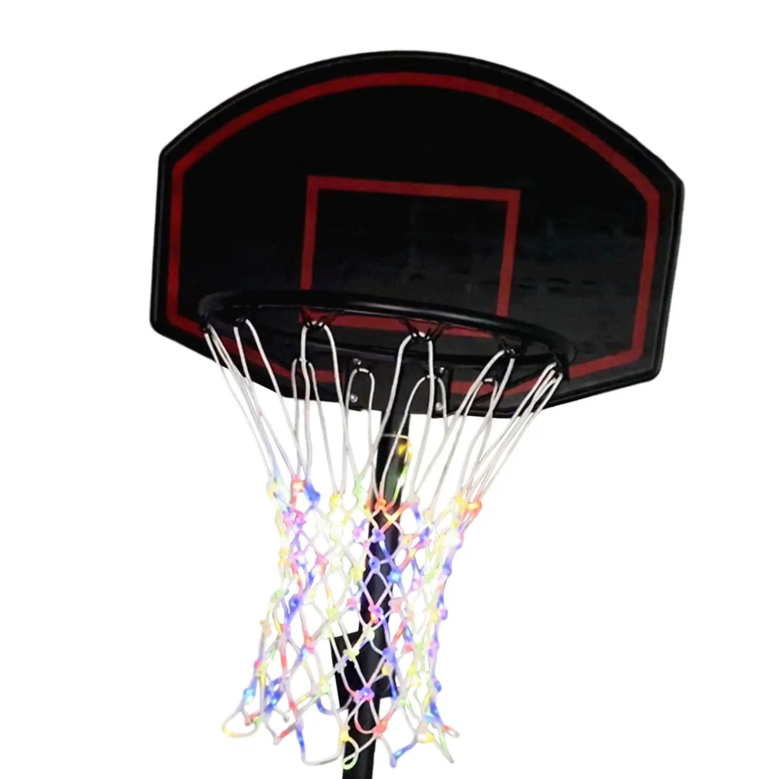 

Luminous Outdoor Nylon Hoop Net Remote Control Waterproof Basketball Rim LED Light for Backyard Pool Outdoor Game Boys Girls