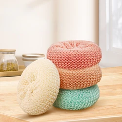 5/10Pcs Bamboo Fiber Dishwashing Sponge Pan Pot Dish Wash Sponges Household Cleaning Tools Kitchen Tableware Dish Washing Ball