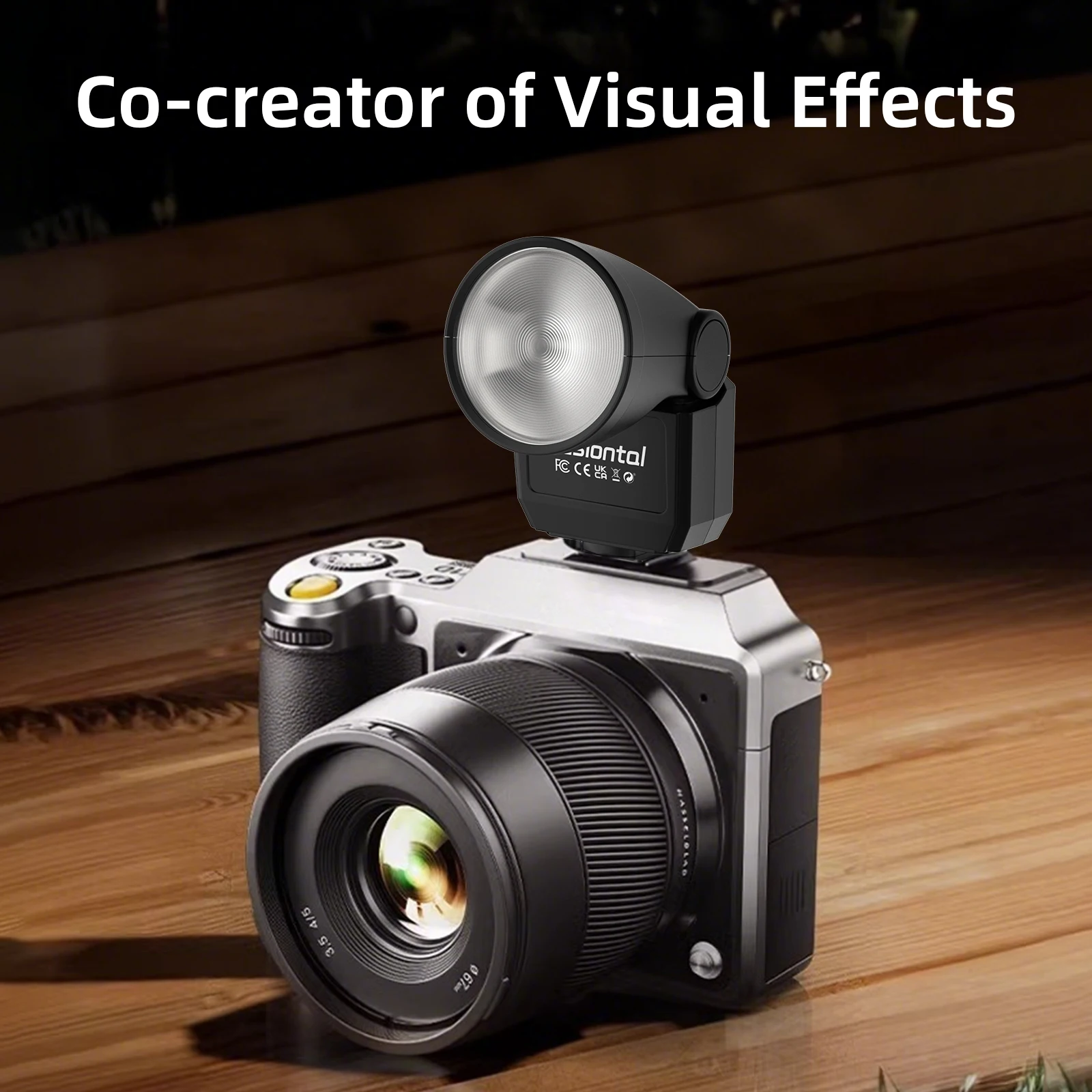 Desiontal F02 Mini On-Camera Flash Light Speedlite Canon