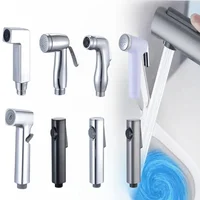 Toilet Bidet Douche Sprayer Stainless Steel Hygienic Shower Head Handheld Water Pressure Control Self Cleaning Accessories 1
