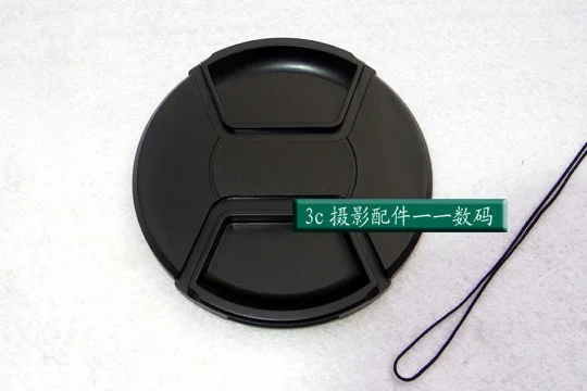 

37 39 40.5 43 46 82 86 95 105 mm Front Lens Cap cover protector with Strap for canon nikon pentax fuji sony olympus camera