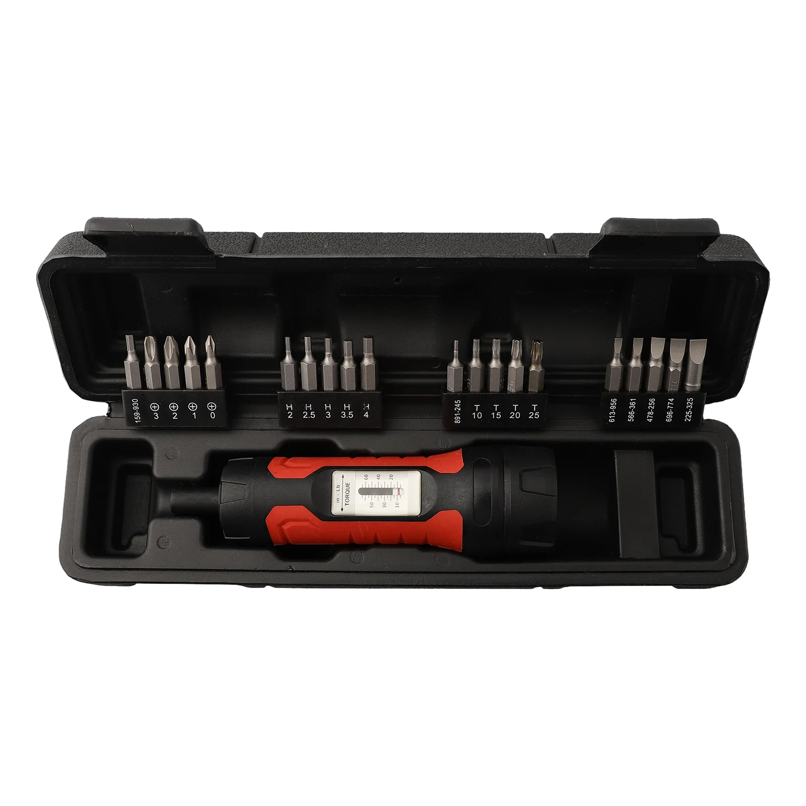 

Reliable Torque Wrench Screwdriver for Precise Tightening 10 65In lb Range Carbon Steel Construction Non Slip Handle