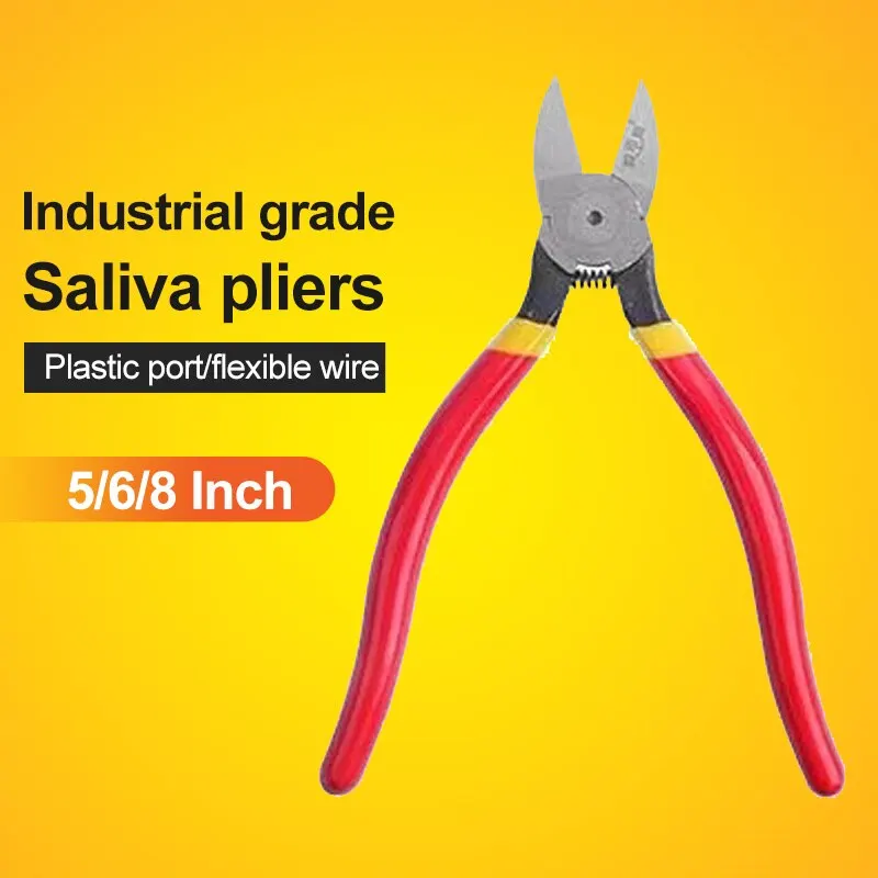 Diagonal Pliers Multi Functional Electrical Wire Cable Cutters Cutting Side Snips Flush Nipper Hand Tools 5/6/8inch