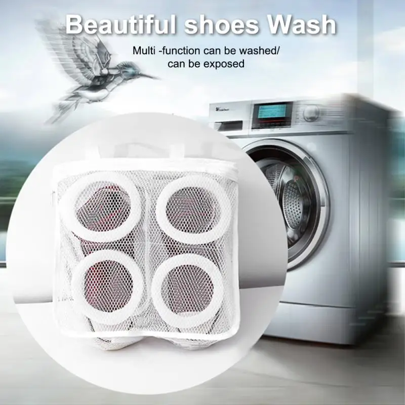 

Washing Machine Shoes Bag Travel Shoe Storage bags Portable Mesh Laundry bag Anti-deformation Protective Clothes organizer