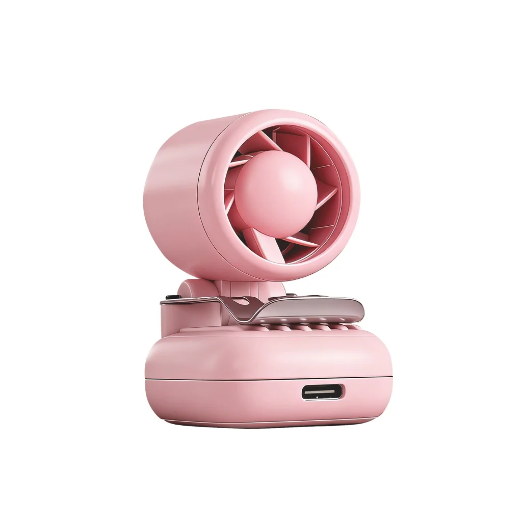 Eary Mini-Ventilator mit Clip-Befestigung für Mützen, leise, 1200-mAh-Akku, USB-C-Ladeanschluss, automatische Kühlung für den Außenbereich_voghion.com