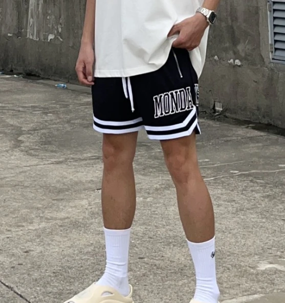 

Men Shorts Mesh Ventilate Quick Dry Basketball Shorts Men Casual Workout Gym Short Pants