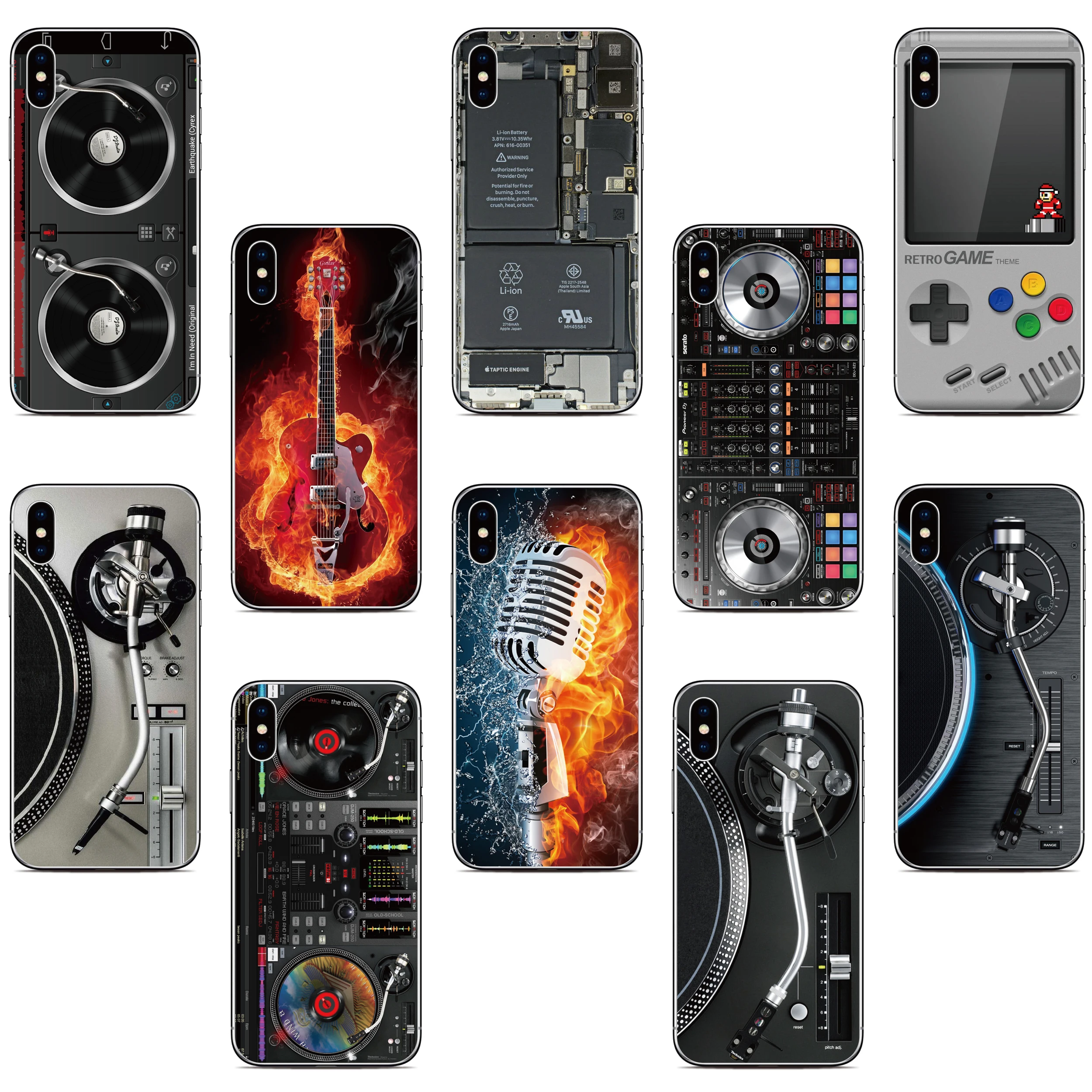 Music DJ Design Phone Case - Vibrant & Durable Back Cover