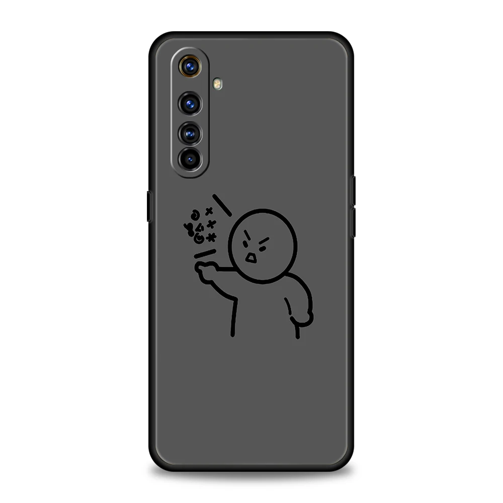 Matchman Cartoon Shockproof Silicone Phone Case