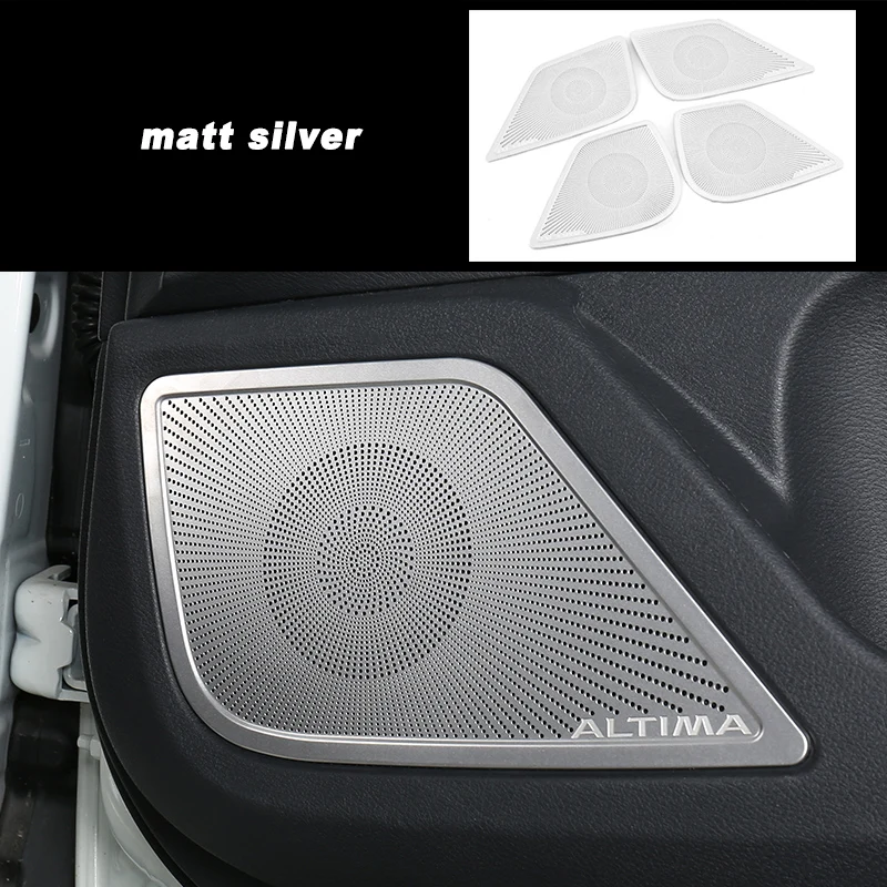 

Car audio Door Sound Panel Cover Trims for Nissan Teana Altima 2019 2020 2021 Accessories Auto Styling Decoration 2022 2023