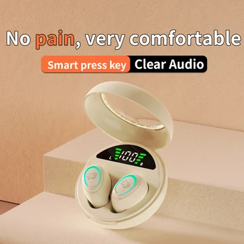 Bluetooth Headphones Wireless Earbuds 48hrs Talktime Digital Display Sports Ear Buds IPX5 Waterproof Earphones for Phone Laptop 2