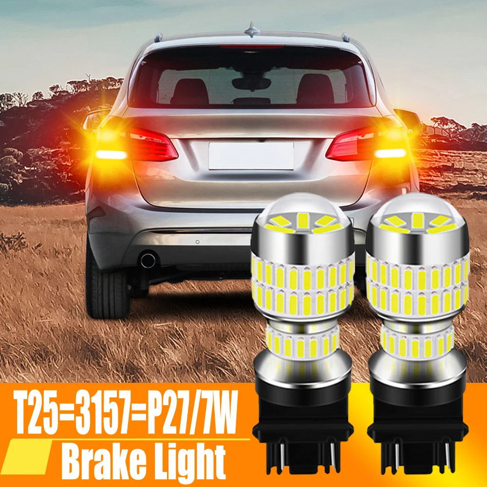 2X T25 3157 P27/7W Led Canbus No Hyper Flash Luce Di Backup Blub Lampada Di Retromarcia Per Chrysler 300C 300M Sebring Pt Cruiser 2000-2010