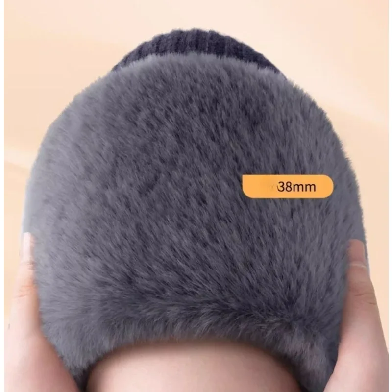 Thickened Fleece Cashmere Knee Warmers For Cold Legs Autumn And Winter Protection For Men And Women