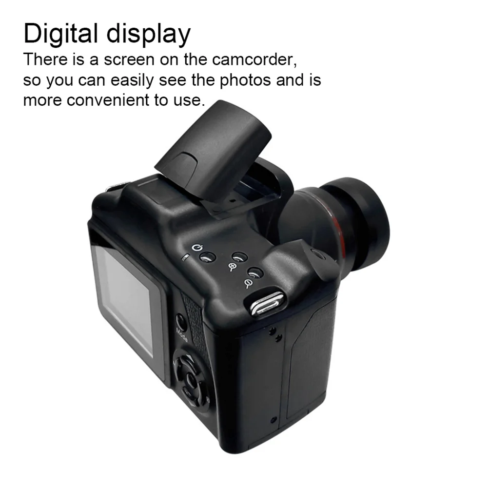 Digital Camera Battery Powered Long Zoom Digital Camera With 2.4″ Screen Wide-Angle Lens For Beginner Professional Photographer