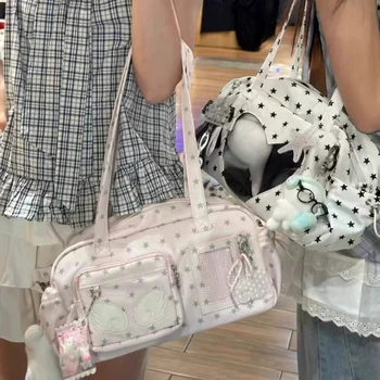 2025 Star Angel Y2K Korean Sle New Design Jk Large Capaci Single Oulder Crossbody Bag for Women Casual Pure Leisure Youth Bag 1