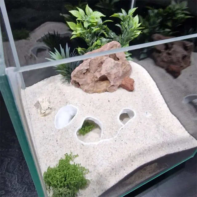 3D Printed Underground Cave Shelter Hideout for Reptile Lizard Shrimp Fish, Habitat Terrarium Décor, Aquarium Decorations 4