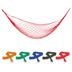 Camping Hammock 270*80cm Multicolor Outdoor Hammocks Garden Travel Hammock Portable Camping Leisure 9-strand Nylon Mesh Hammock