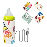 USB Milk Water Bottle Warmer Travel Stroller Insulated Baby Nursing Bottle Heater Newborn Infant Portable Bottle Feeding Warmers 1