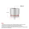 O2 Sensor Bung Stainless Steel Oxygen Mounting Bungs and Plugs Adapter M18 x 1.5 Thread Exhaust Weld in Bung With 5