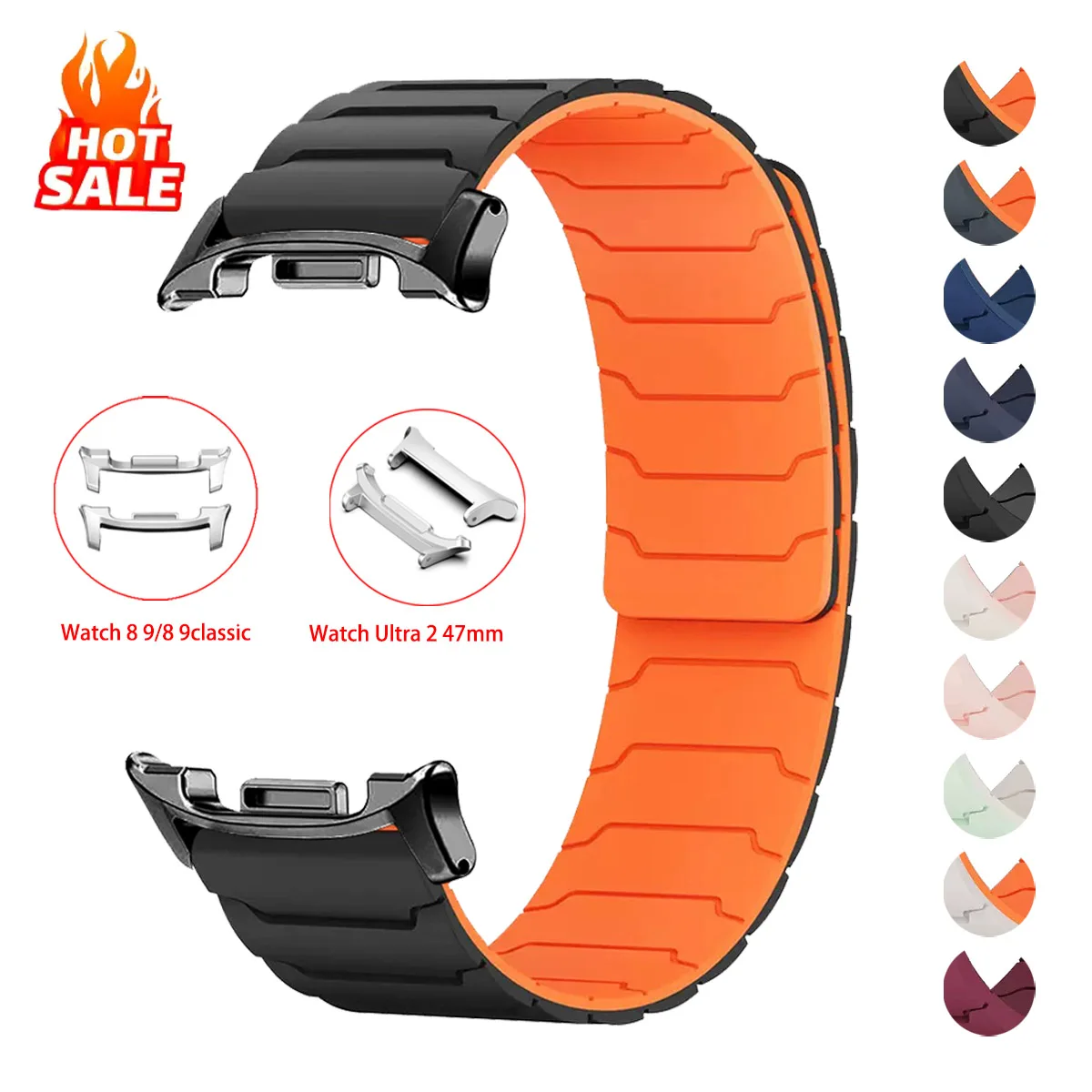 Silicone Magnetic Loop Band Bracelet