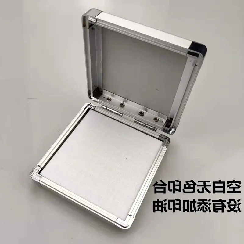 

Quick-Drying Stamp Pad * Cm Aluminum Alloy Stamp Pad Office Seal Stamp Pad Jade Seal Copper Seal Wood Seal