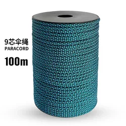 100m Multi - Purpose Parachute Cord for Outdoor and DIY Projects (Grid)