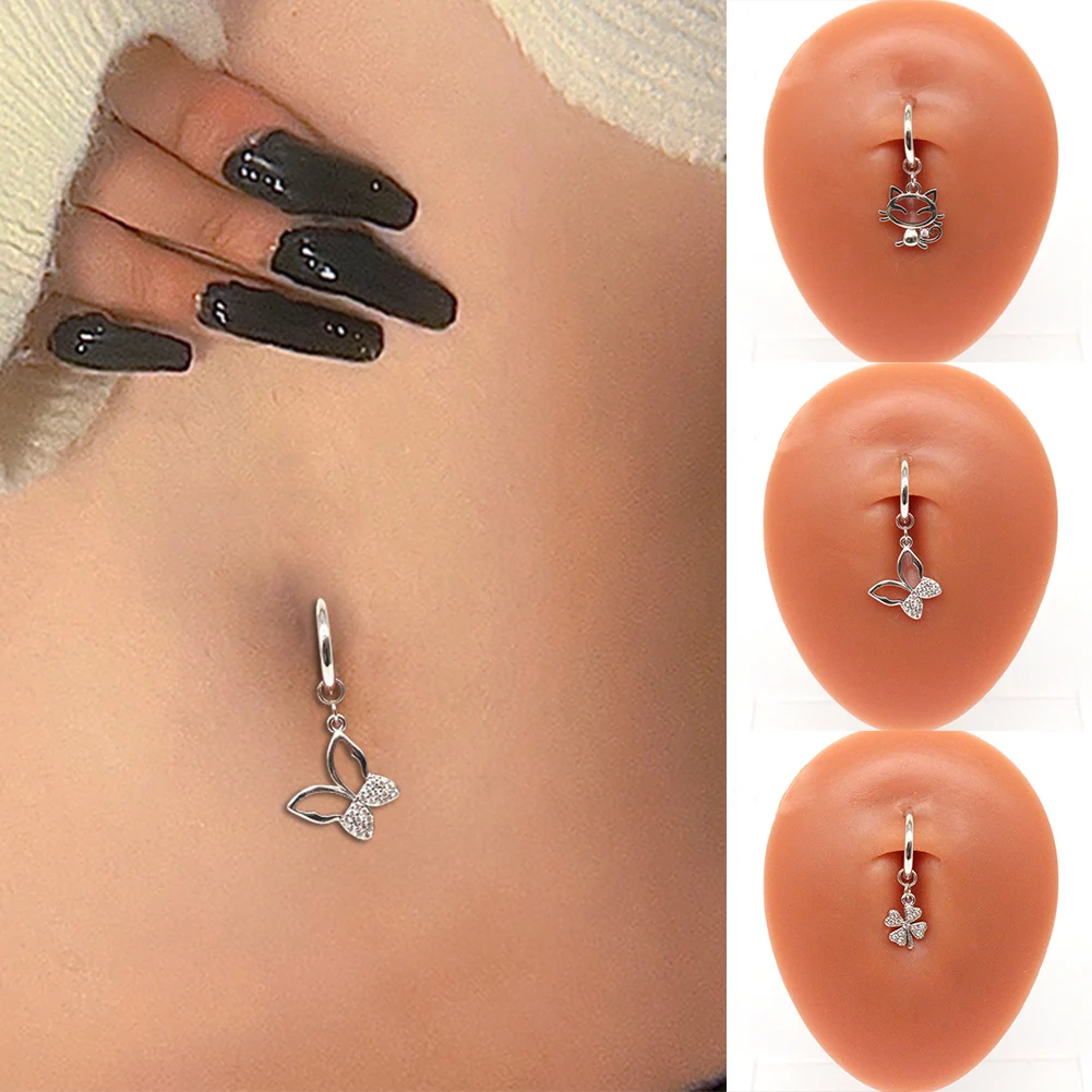 Foto de Barriga com Piercing: Tudo o Que Você Precisa Saber Antes de  Escolher um Falso Piercing de Umbigo, image size:1001x1001